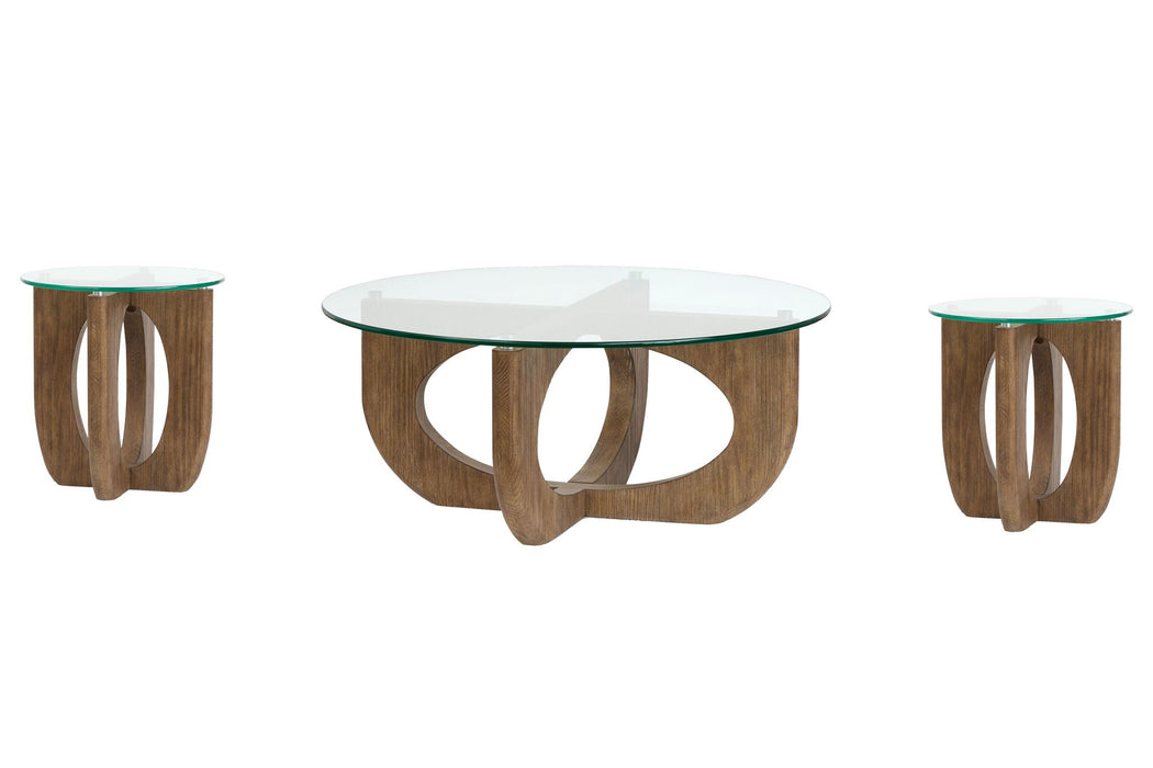 Lainey - Round Cocktail Table Set Magnussen Furniture