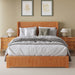 Platform Bed Frame With Headboard, Floor Standing Design Home Essentials