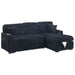 Convertible Sectional Upholstered Sleeper Sofa With Storage Chaise Home Essentials
