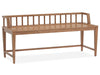 Lindon - Arm Bench With Low Back - Light Brown Magnussen Furniture