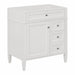 Bathroom Vanity With 2 Drawers And Tip-Out Drawer, Storage Cabinet Hearth and Haven