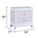 Opium - 2 Drawer Nightstand With LED Lights - White Matrix Furniture Group