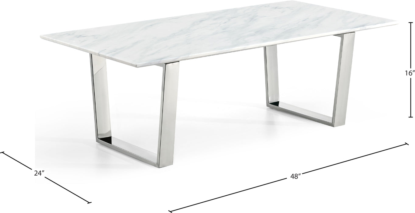 Carlton - Coffee Table - Pearl Silver