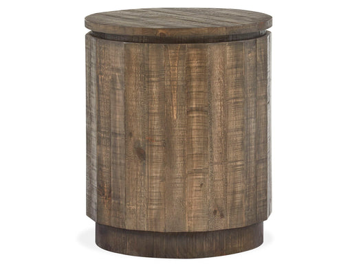 Baisden - Round Accent End Table - Tobacco Magnussen Furniture