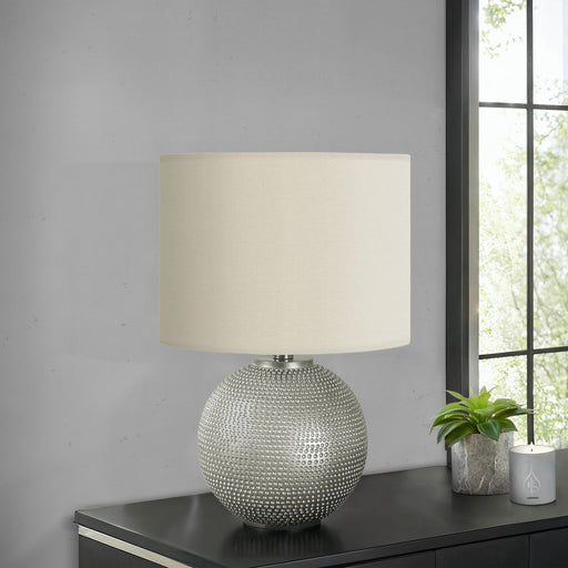Lighting, Table Lamp, Modern - Gray / Cream 8th Street