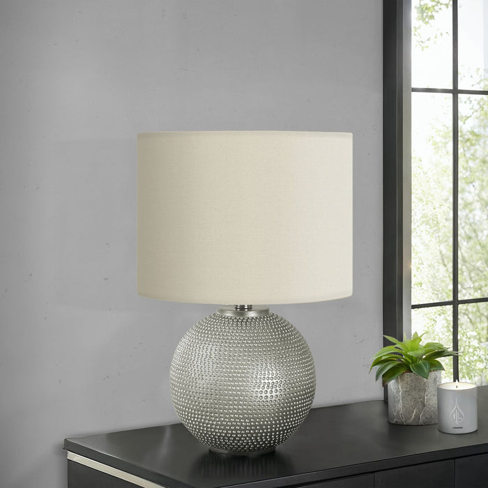 Lighting, Table Lamp, Modern - Gray / Cream 8th Street