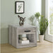 Nuberg - 1 Drawer Table - Gray Furniture Max