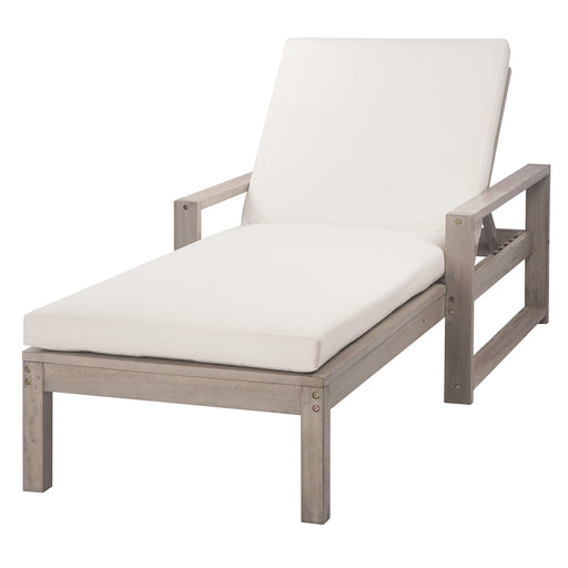Outdoor Lounge Chairs, 5 Position Chaise Lounge With Adjustable Backrest (Set of 2) - Gray Hearth and Haven