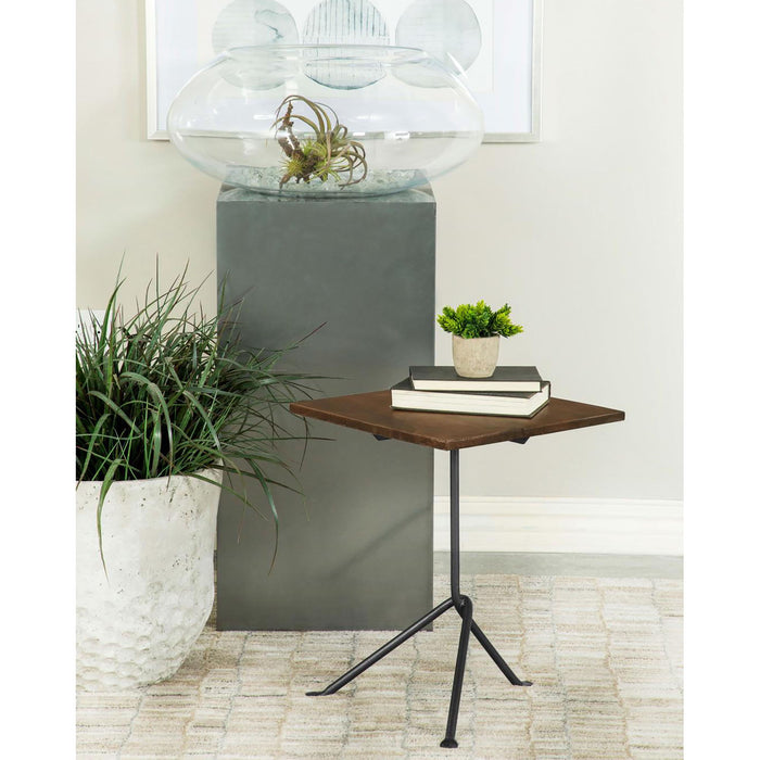 Accent Table With Tripod Legs - Brown Furniture Max