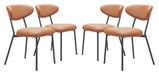 Rorun - Dining Chair (Set of 4) - Brown Zuo Modern