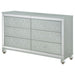 Arabesque - 6 Drawer Dresser - Silver Furniture Max