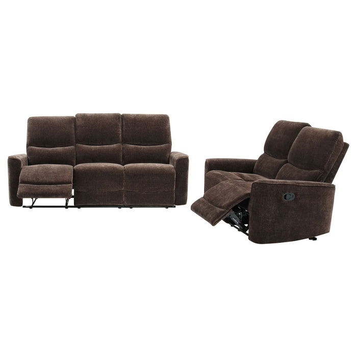 Trask - Reclining Sofa Set Furniture Max