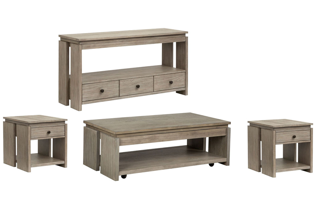 Conrad - Rectangular Lift Top Storage Cocktail Table Set Magnussen Furniture