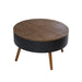 Round Coffee Table With Storage Function For Living Rooms Home Essentials