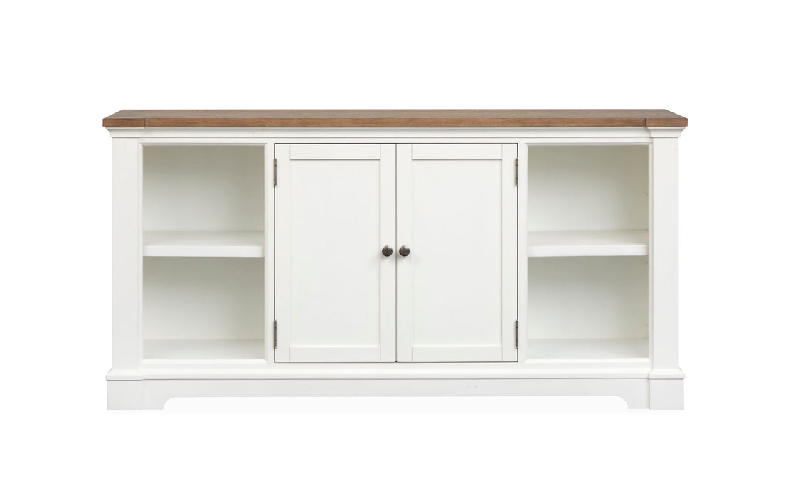 Kingston - Credenza - Whisper White And Cerused Nutmeg Magnussen Furniture