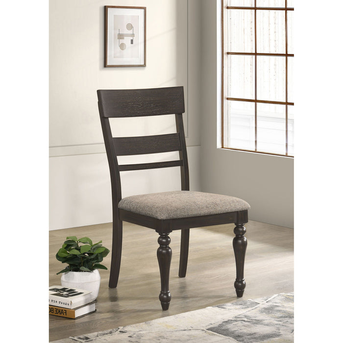 Kavita - Dining Side Chair (Set of 2) - Charcoal Furniture Max