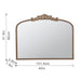 Arch Mirror, Baroque Inspired Wall Decor For Bathroom, Bedroom, Living Room Daily Nest