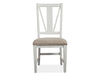 Heron Cove - Dining Side Chair With Upholstered Seat (Set of 2) - Chalk White Magnussen Furniture