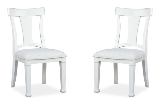 Kingston - Upholstered Side Chair (Set of 2) - Whisper White And Cerused Nutmeg Magnussen Furniture