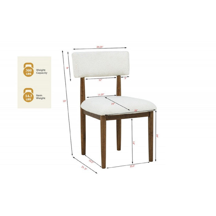 Contemporary Upholstered Dining Chairs (Set of 2) Home Essentials