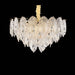 Michael Amini Lighting - Orlisse 9-Light Acrylic Chandelier - Gold Michael Amini