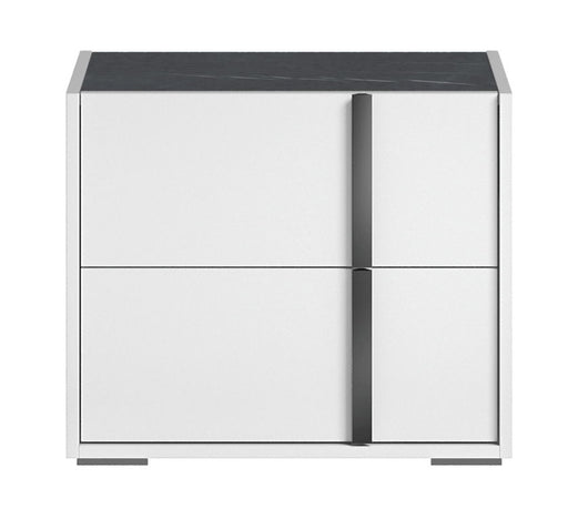 Bianca - Marble Nightstand - White Status Italy
