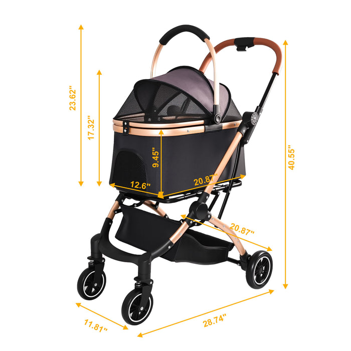 Pet Stroller For Dogs And Cats Daily Nest