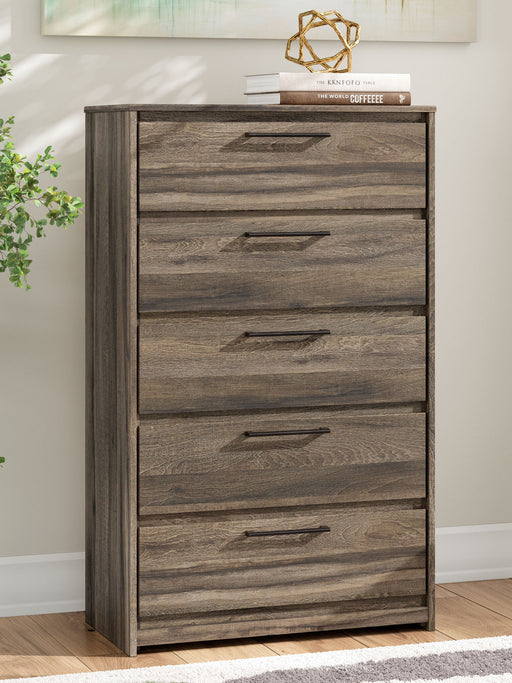 Elbrim - Five Drawer Chest - Brown Signature Design by Ashley®