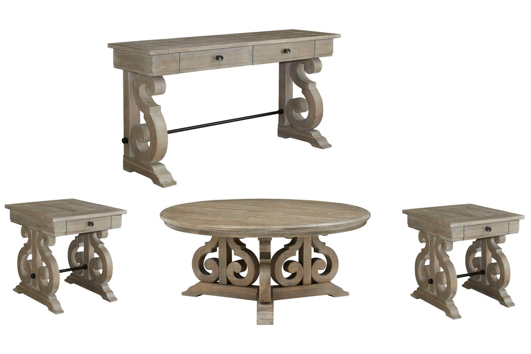Tinley Park - Round Cocktail Table Set Magnussen Furniture