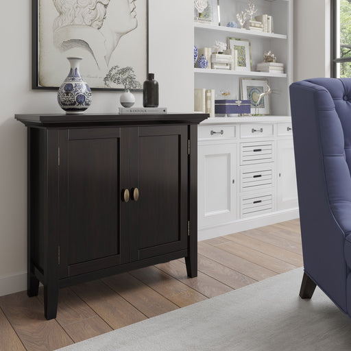Redmond - Low Storage Cabinet - Hickory Brown Simpli-Home