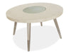 Lenox - Round Dining Table - Warm Silver Magnussen Furniture