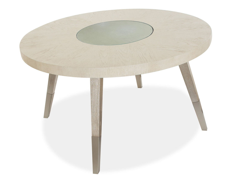Lenox - Round Dining Table - Warm Silver Magnussen Furniture
