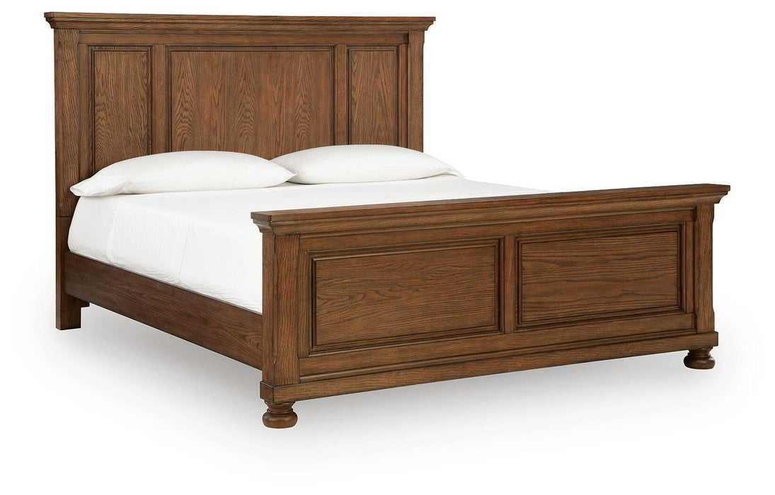 Zackaryn - King Panel Bed - Warm Brown Signature Design by Ashley®