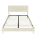 Upholstered Bed With Tufted Headboard Home Essentials