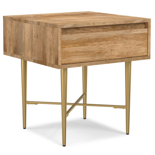 Fallon - End Table With Drawer - Natural Simpli-Home