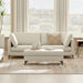 Ava - Mid Century Sofa With Ottoman Set Simpli-Home