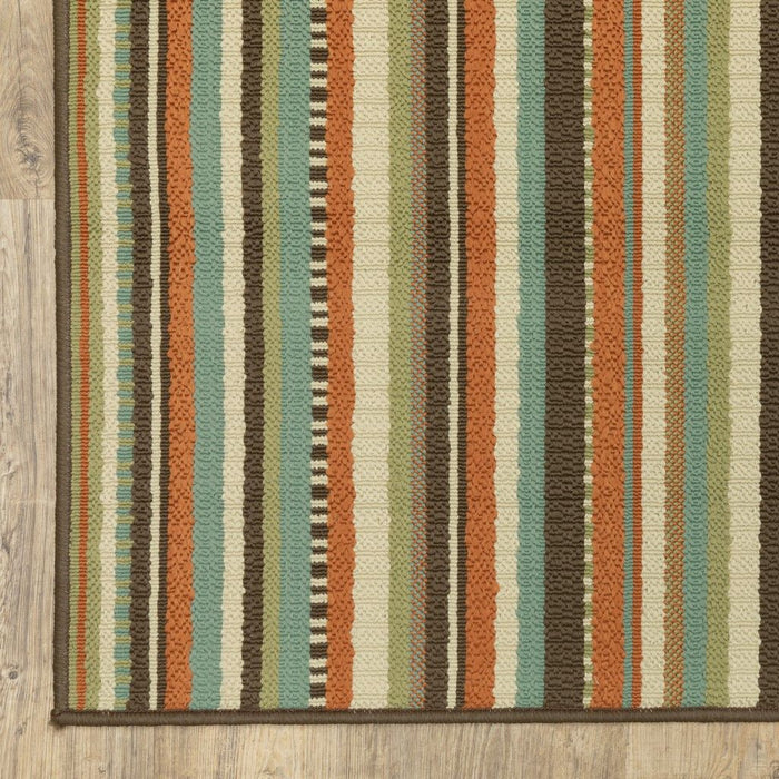 7' X 10' Indoor / Outdoor Area Rug - Green