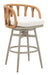 Safal - Outdoor Swivel Barstool - Multicolor Zuo Modern