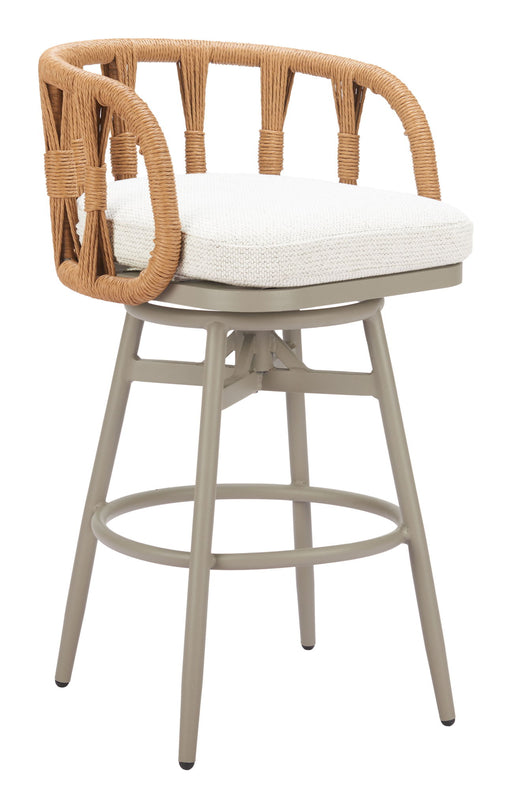 Safal - Outdoor Swivel Barstool - Multicolor Zuo Modern