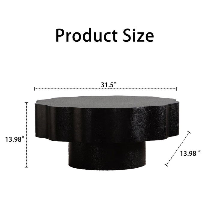 Scalloped Coffee Table Home Essentials