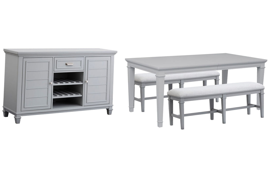 Charleston - Extendable Rectangular Dining Table Set Magnussen Furniture