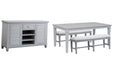 Charleston - Extendable Rectangular Dining Table Set Magnussen Furniture