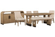 Tristan - Extendable Trestle Dining Table Set Magnussen Furniture