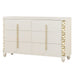 Cinderella - Dresser With LED Accents And 6 Storage Drawers (Mirror Not Included) - Beige Matrix Furniture Group