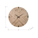 Wall Clock, Round, Large Oversized - Brown 8th Street