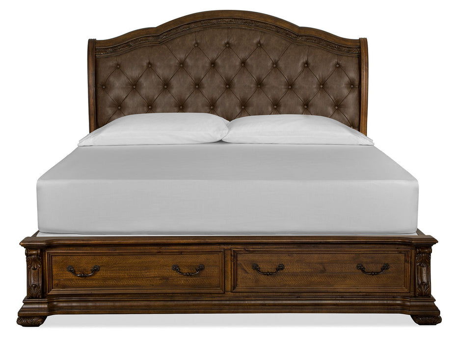 Durango - Upholstered Sleigh Storage Bed Magnussen Furniture