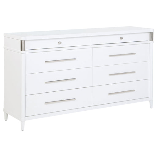 Robinson - 8 Drawer Dresser - White Furniture Max