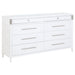 Robinson - 8 Drawer Dresser - White Furniture Max