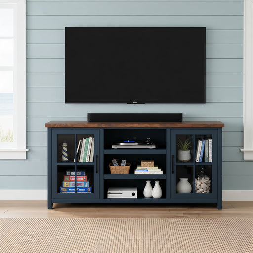 TV Stand Console & Cable Management Home Essentials