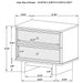 Kimpton - 2 Drawer Nightstand With USB Charging Ports - Beige Furniture Max